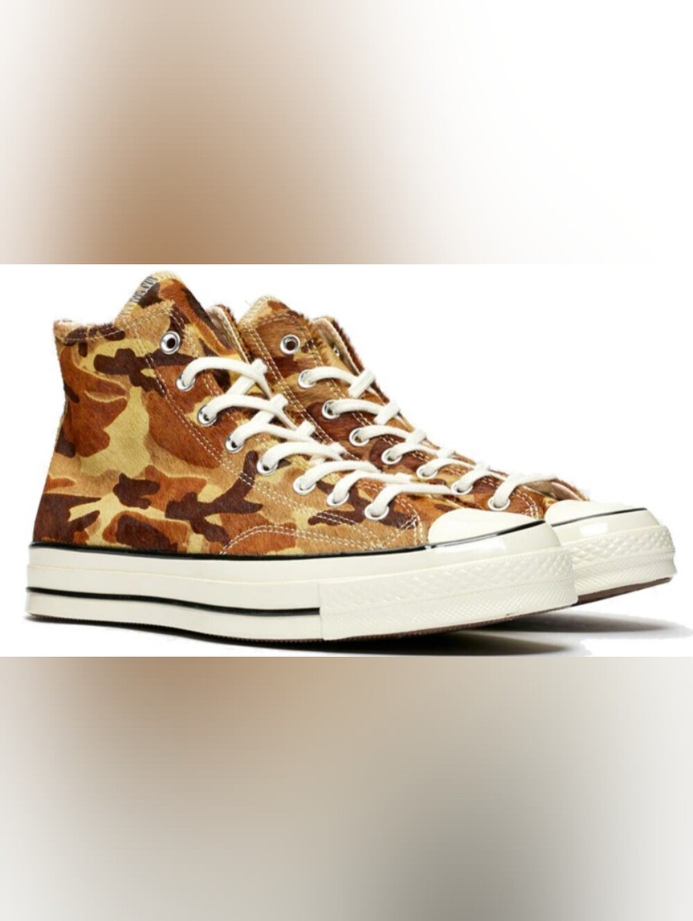 Converse-Chuck 70 Hi 'Pony Hair Pack - Camo' Sneakers Size M7.5 W9.5 New